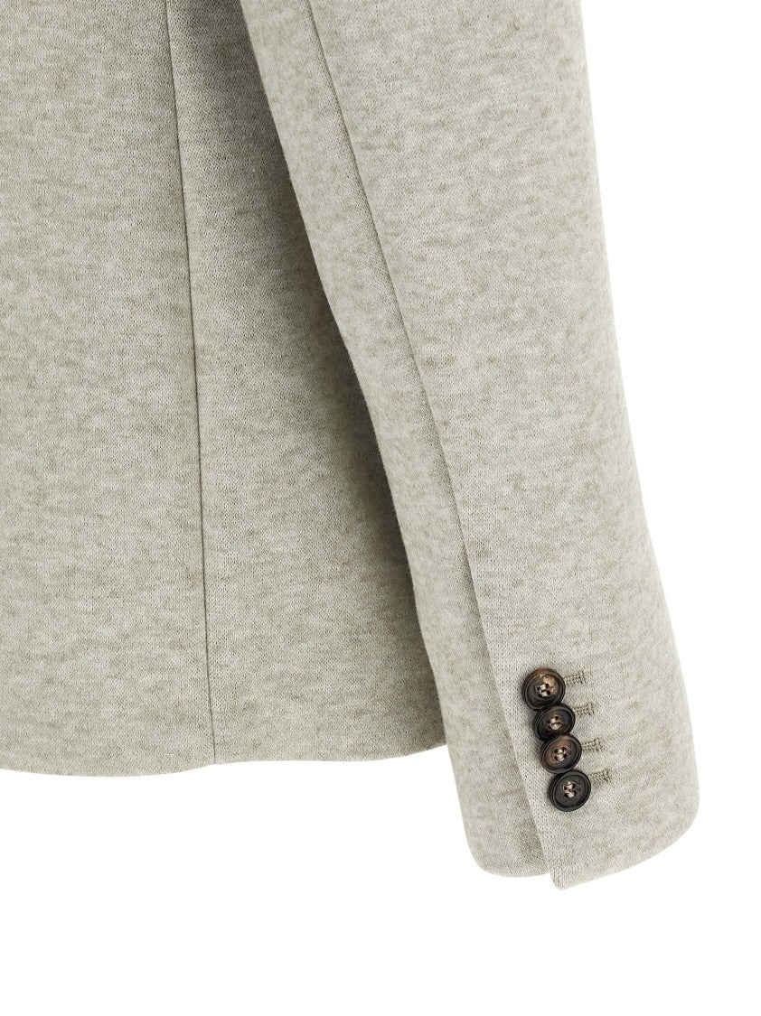 Giuseppe Di Morabito Double-Breasted Oversized Blazer With Removable Rose Brooch