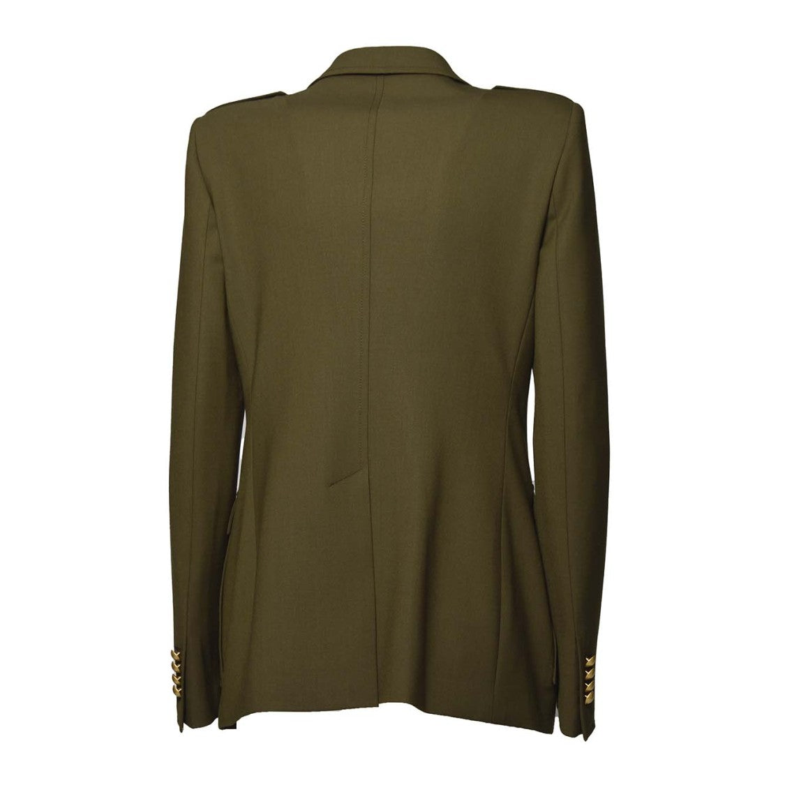 Tagliatore Heather Military Green Wool Twill Jacket