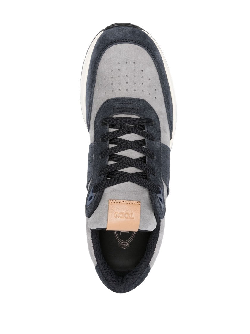 Tod's Elegant Leather And Nylon Sneakers