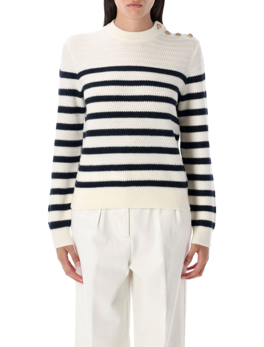 A.P.C. Pull Lea Striped Sweater