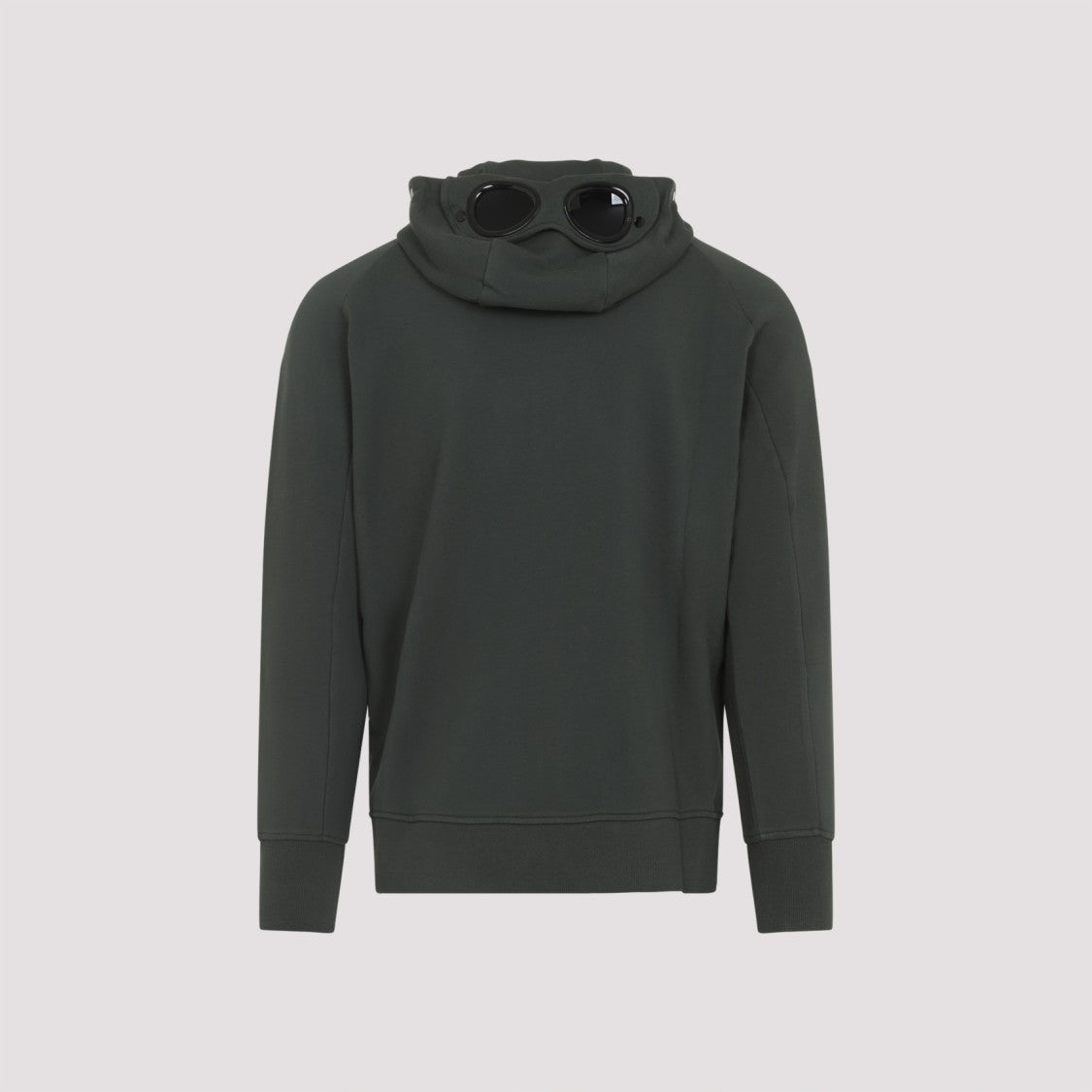 C.P. Company Open Grey Cotton Hoodie