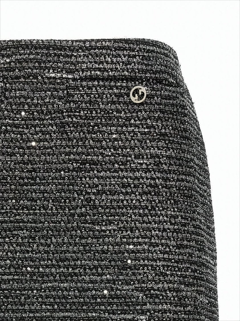 Gucci Textured Black Mini Skirt