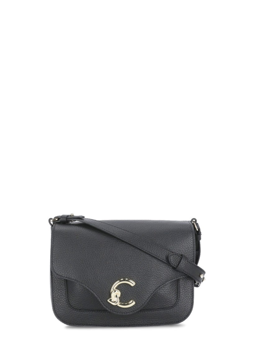 Coccinelle Black Leather Shoulder Bag