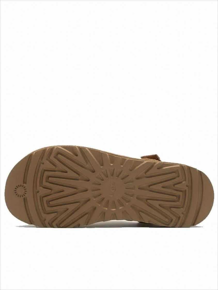 Ugg Suede Slip-On Mules With Adjustable Back Strap