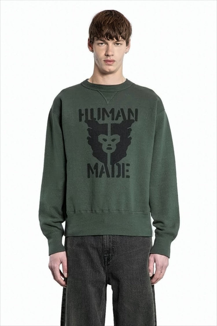 Humanmade Relaxed-Fit Long-Sleeve Cotton Tee With Graphic Print