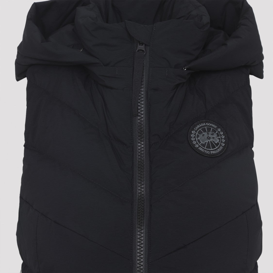 Canada Goose Feather Down Insulated Waistcoat With Horizontal Quilted Design
