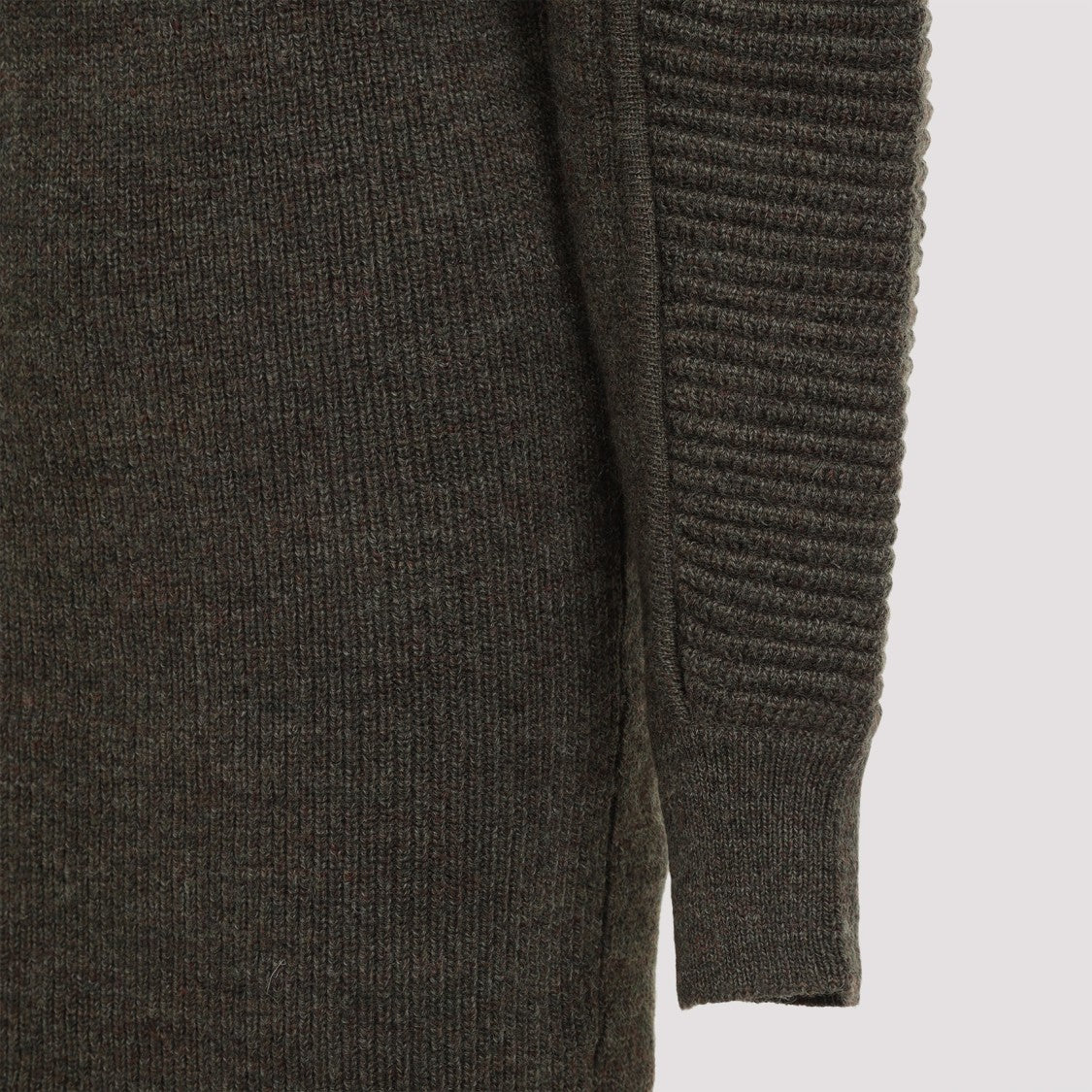 Isabel Marant Fitted Green Wool Hilde Mini Dress