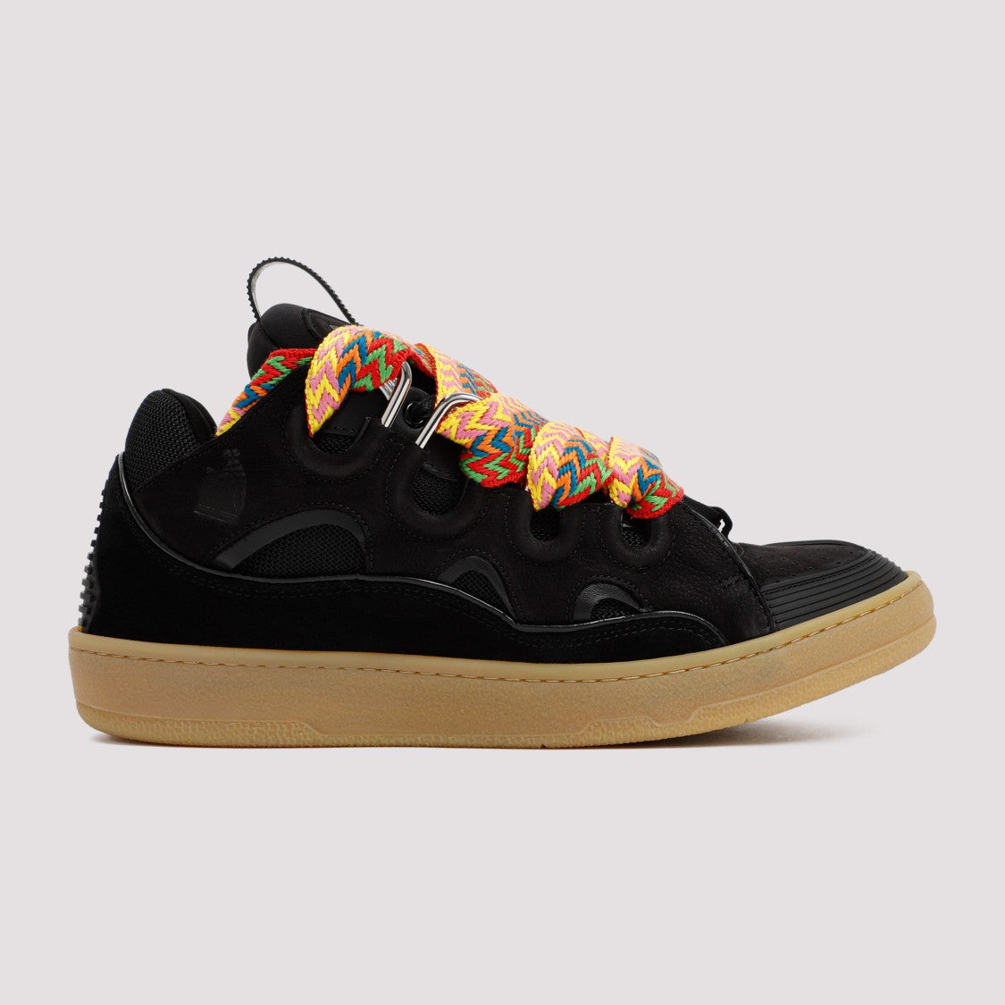 Lanvin Black Suede Calf Leather Sneakers