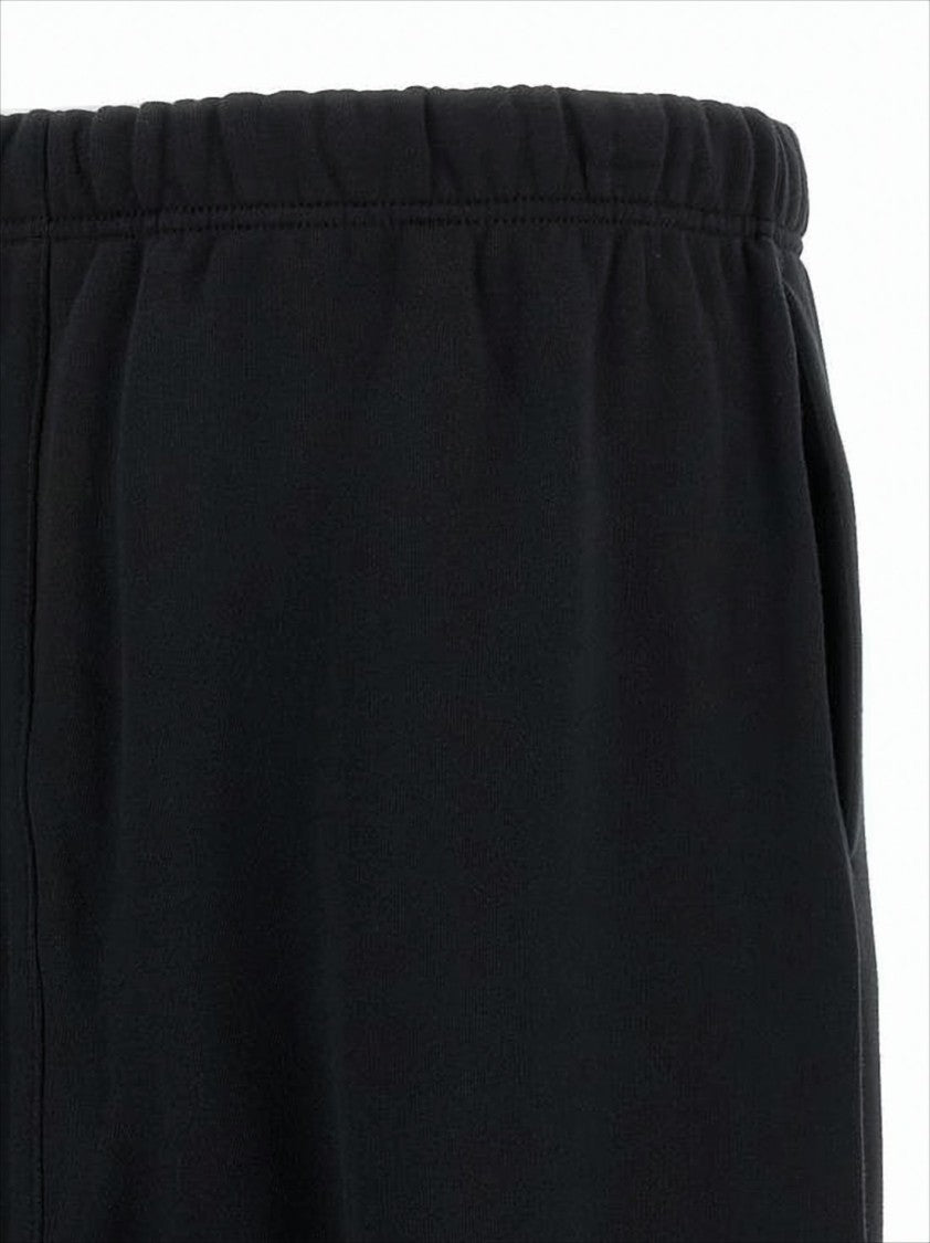 Fear Of God Relaxed-Fit Black Jogger Pants With Zippered Cuffs And Adjustable Waistband