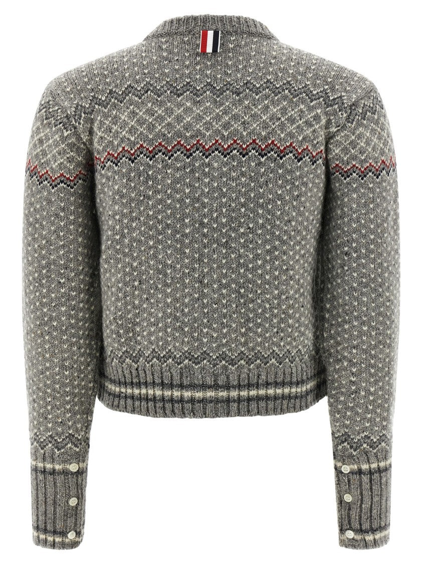 Thom Browne 'Fairisle Jersey Float' Cardigan
