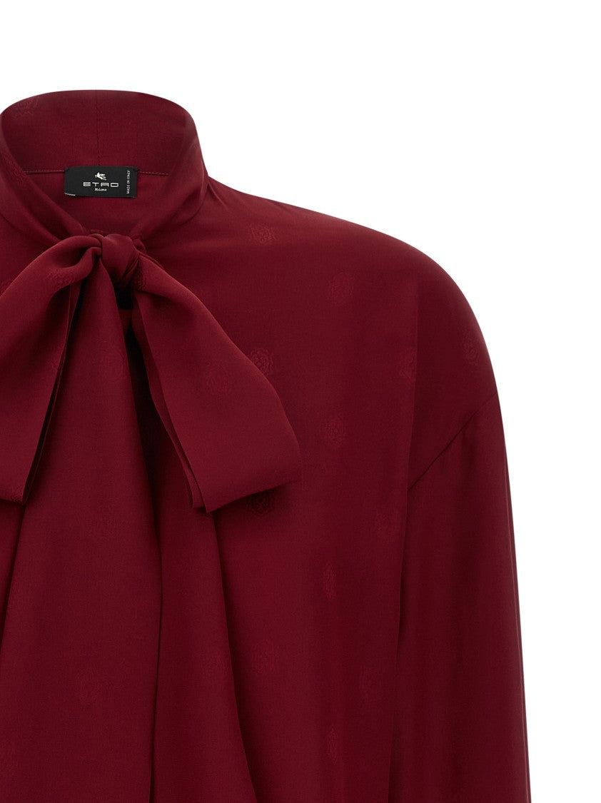 Etro Jacquard Silk Blouse