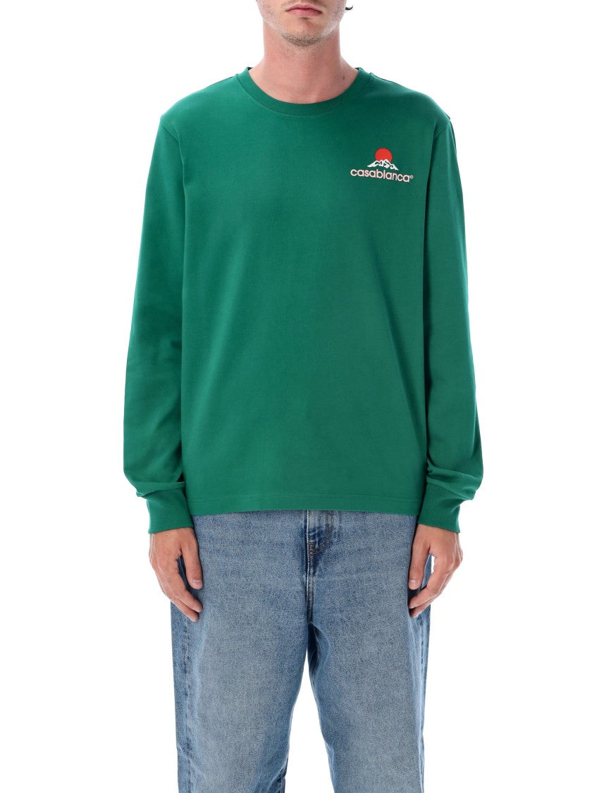 Casablanca Montagne Printed Long Sleeve