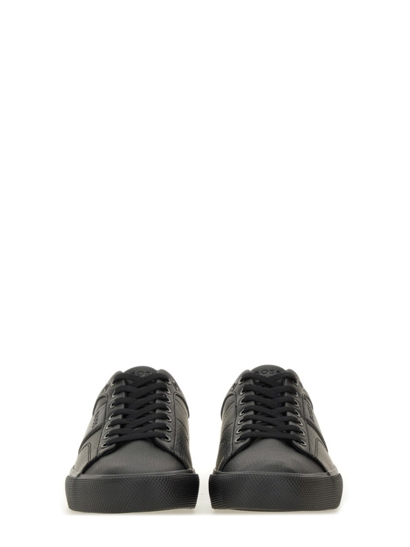 Boss Smooth Leather Low-Top Sneakers