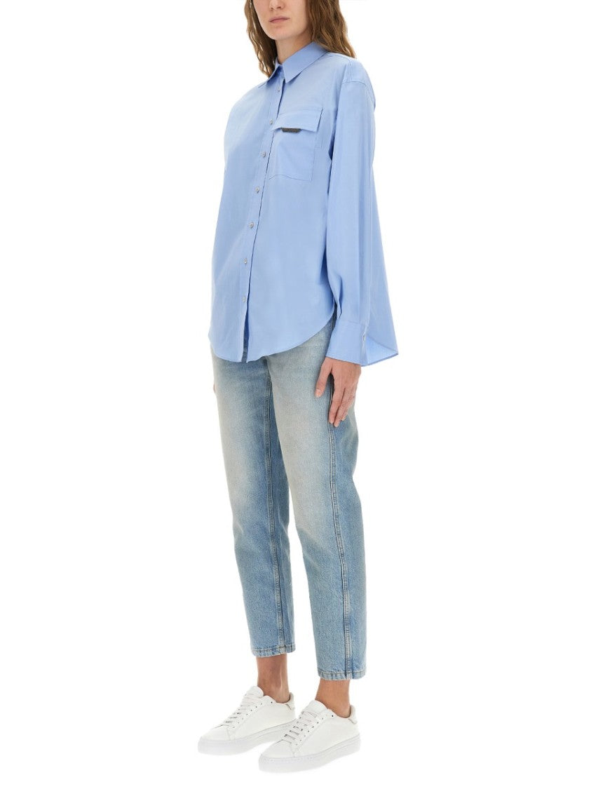 Brunello Cucinelli Straight Pants With Shiny Bartack