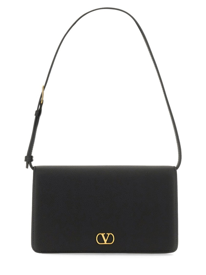 Valentino Garavani Vlogo Signature Shoulder Strap Wallet