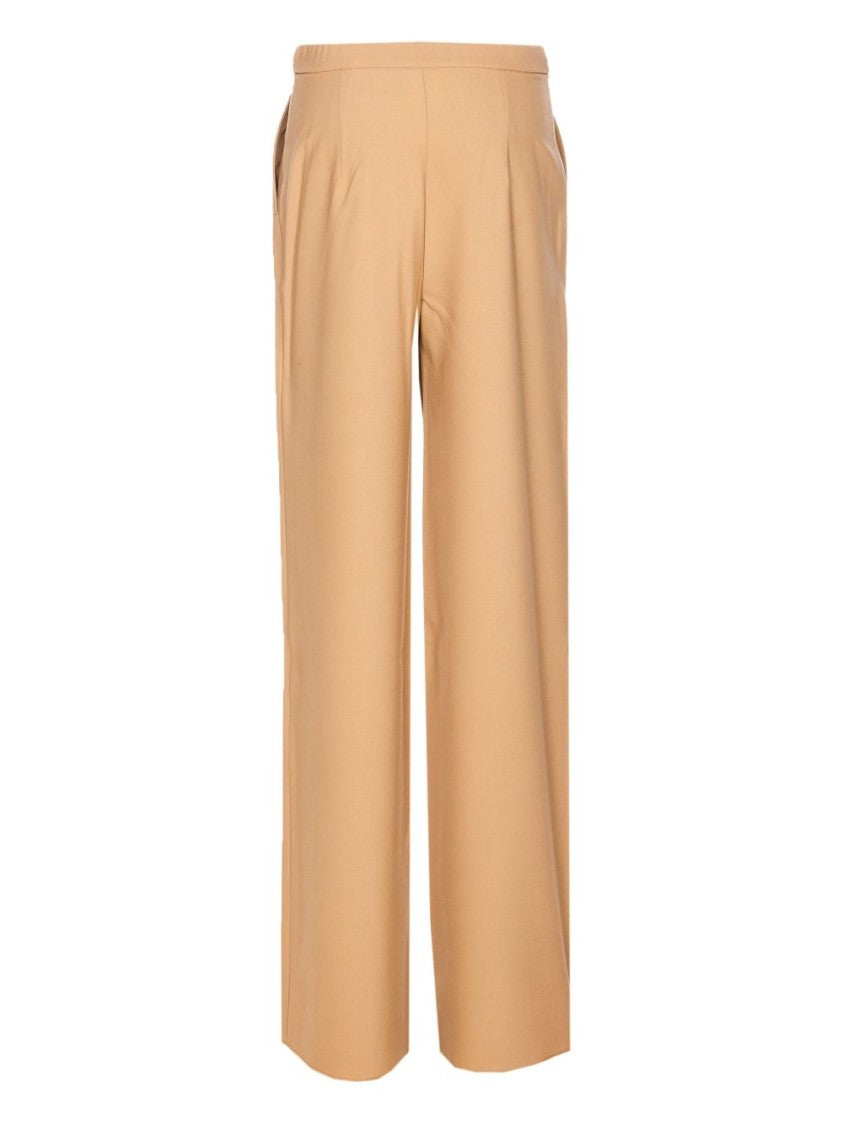 Max Mara Wide-Leg Trousers With Drawstring Waist And Side Pockets