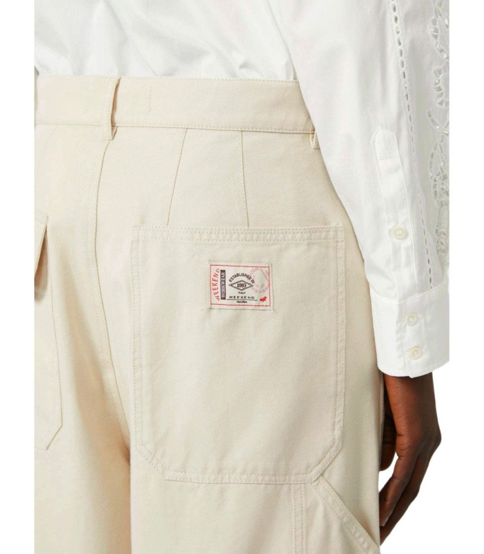 Max Mara Caronte Ivory Trousers