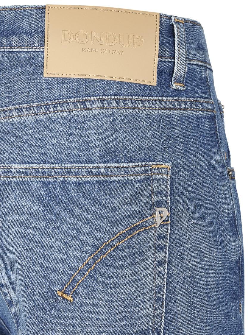 Dondup High-Waisted Straight-Leg Trousers