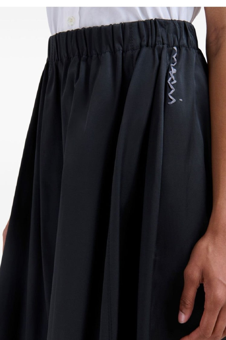 Marni Midi Skirtsilhouette And Elastic Waistband