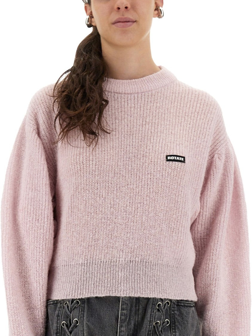 Rotate Birger Christensen Wool Puff Sweater