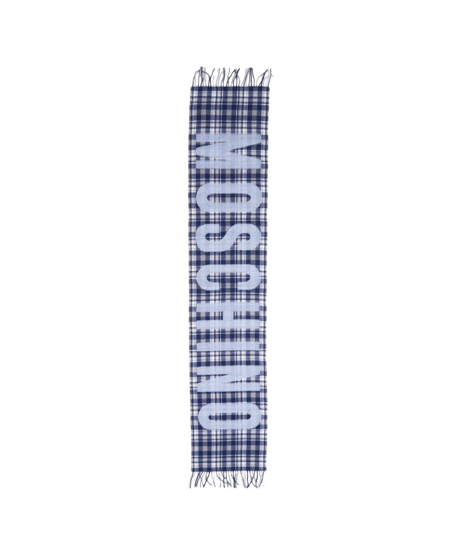 Moschino Logo Print Scarf