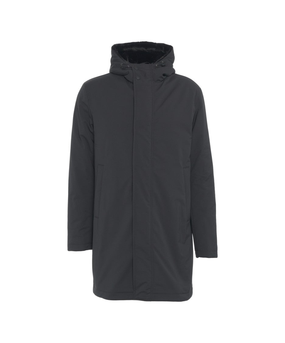 Herno Faux Fur-Lined Hooded Parka