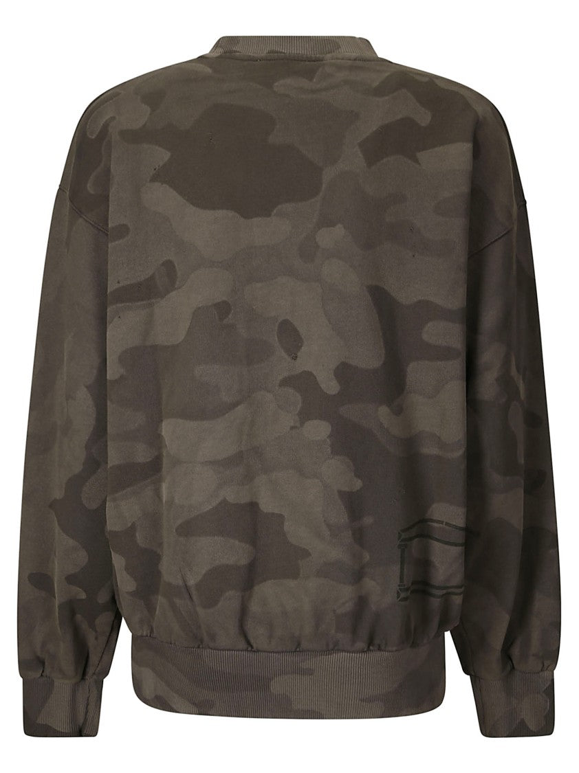 Aries Cotton Crew Neck Sweatshirt