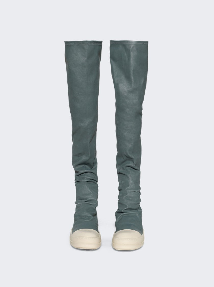 Rick Owens Knee-High Stocking Sneakers Mouthwash And Milk