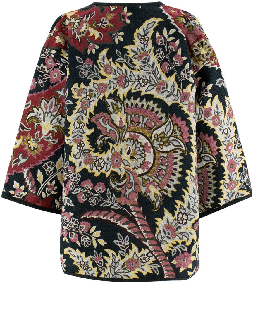 Etro Multicolor Jacket With Jacquard Motif