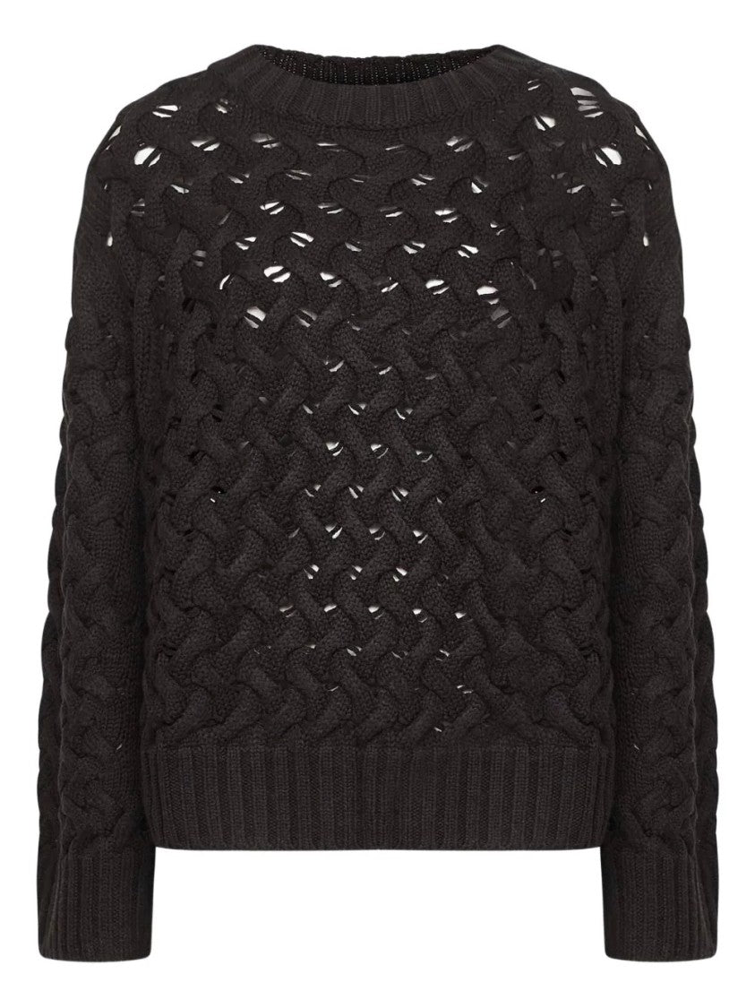 P.A.R.O.S.H. Braided Cable Knit Sweater