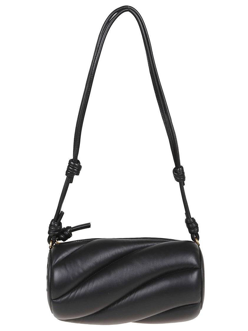 Fiorucci Black Leather Mella Bag