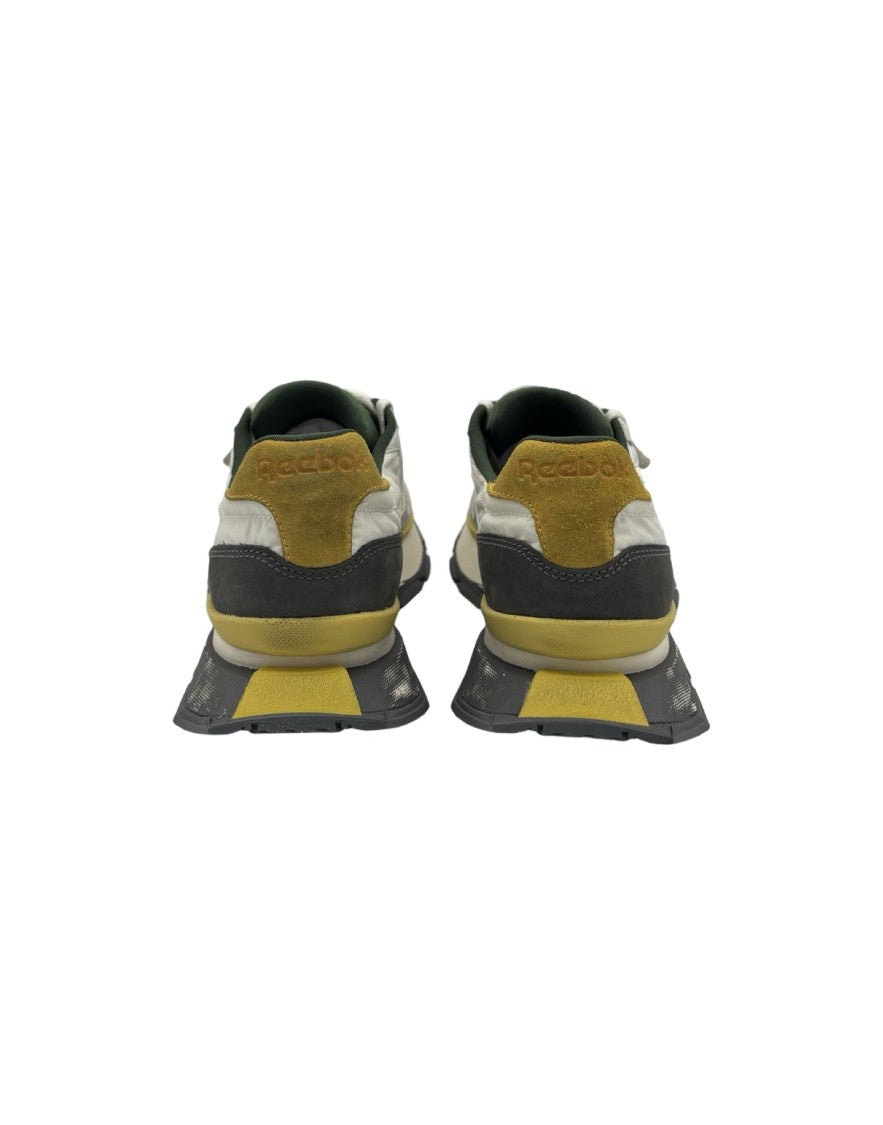 Reebok Classic Leather Ltd Grey/Yellow Sport Nylon Sneakers