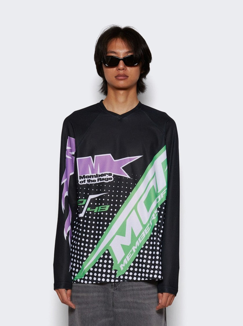 Members Of The Rage Long Sleeved Motrcross Shirt Black