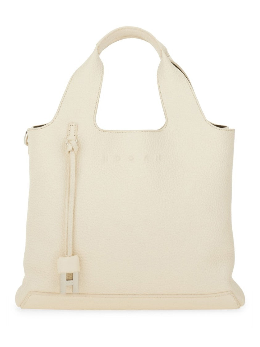 Hogan Structured Crossbody Shopping Bag With Textured Finish