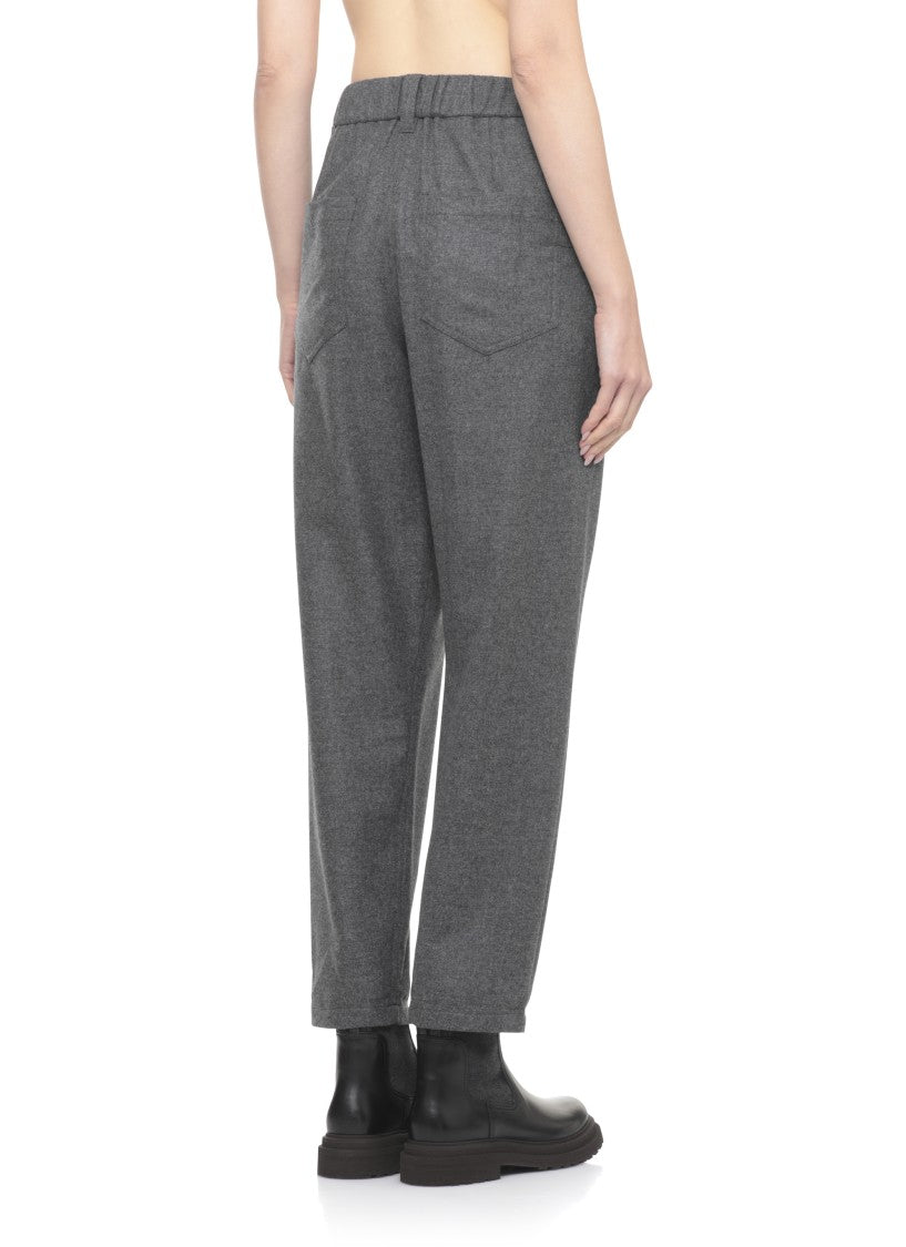 Brunello Cucinelli Virgin Wool And Cashmere Pants