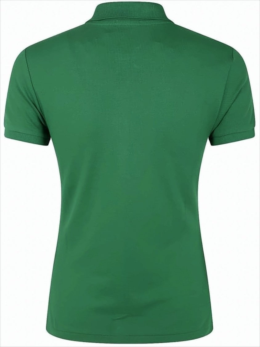 Polo Ralph Lauren Short-Sleeved Button-Up Top With Classic Polo Collar