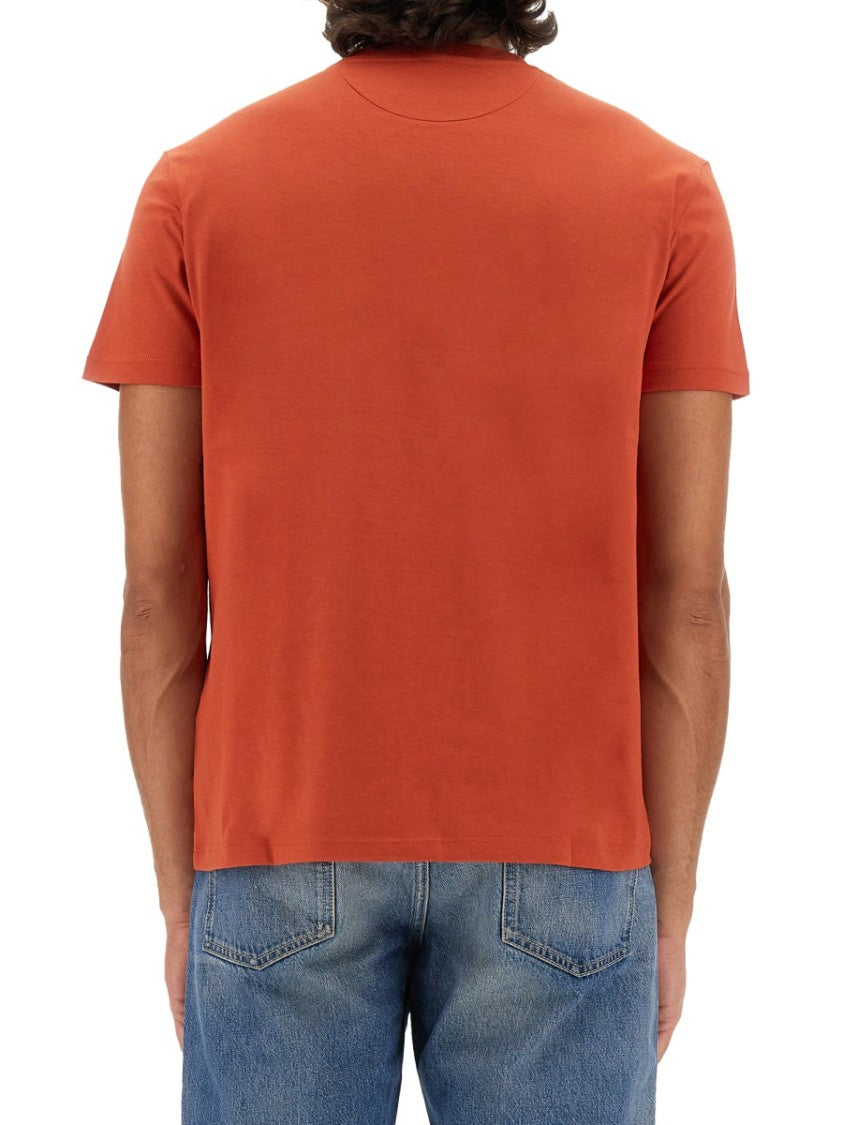 Valentino Relaxed-Fit Orange Cotton T-Shirt