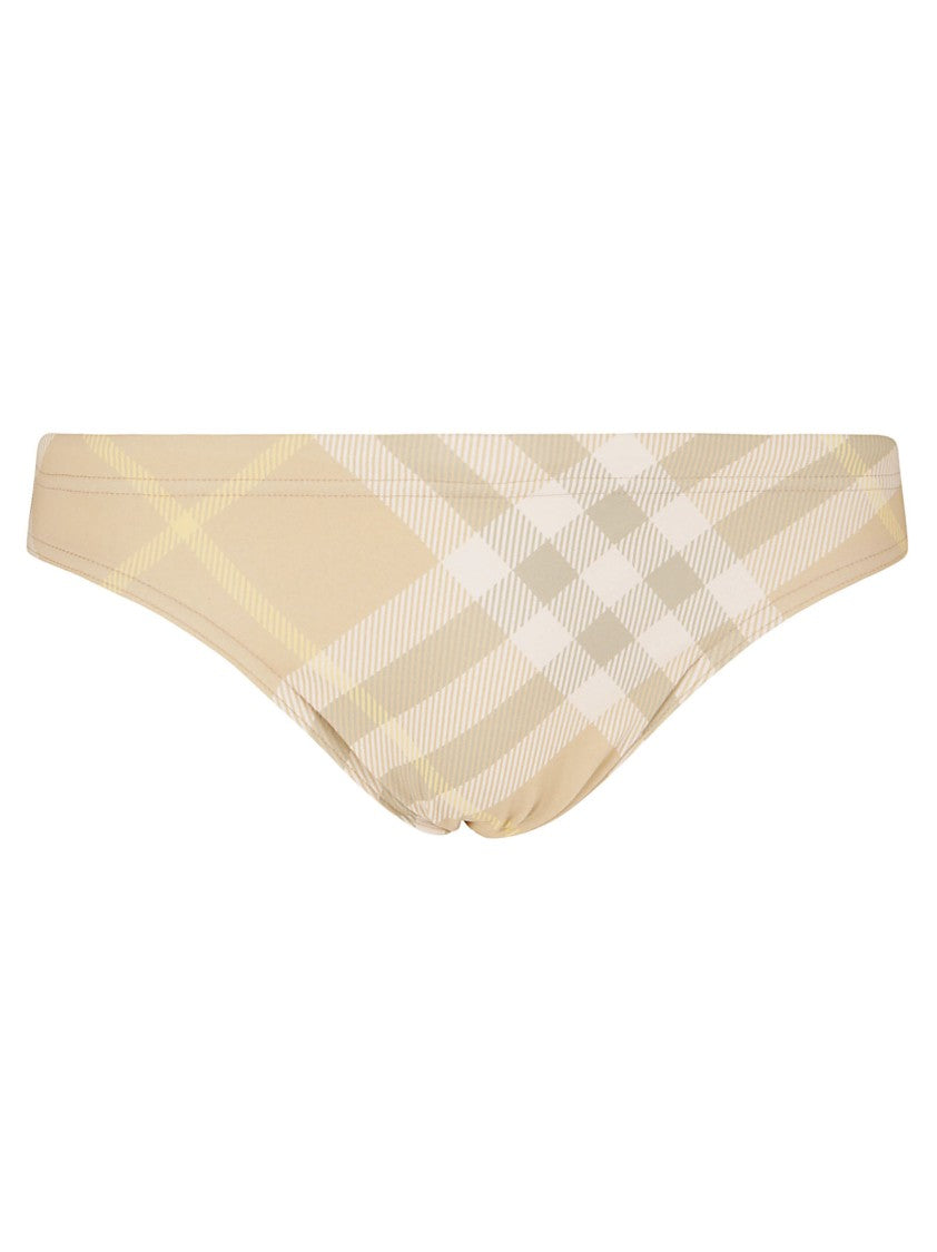 Burberry Classic Checkpattern Swimwear With Low-Rise Cut