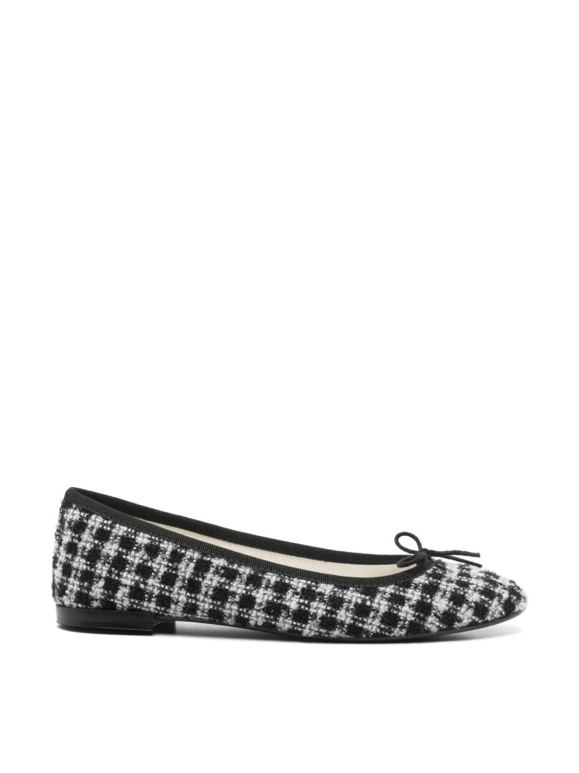 Repetto Cendrillon Tweed Ballerina Ballet Flats