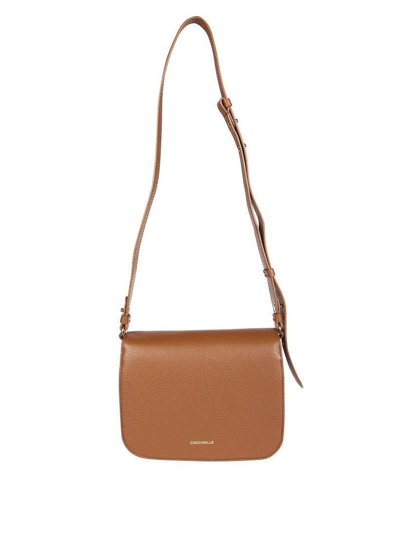 Coccinelle Textured Leather Shoulder Bag