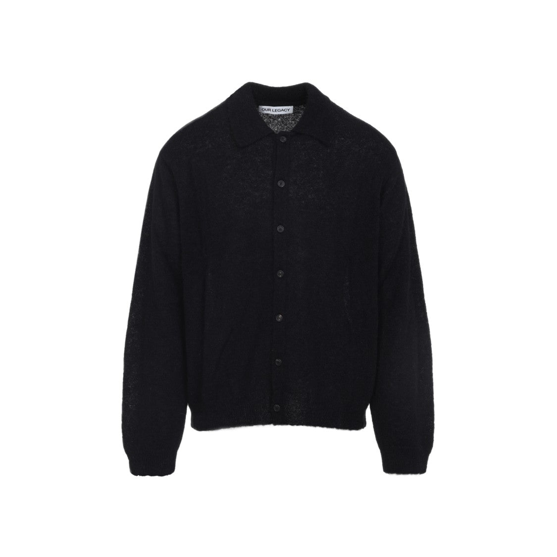 Our Legacy Evening Black Alpaca Polo