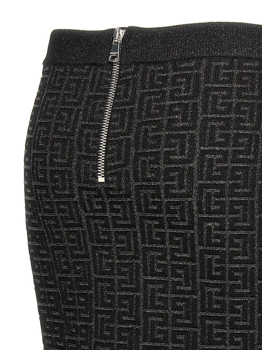 Balmain Monogram' Skirt
