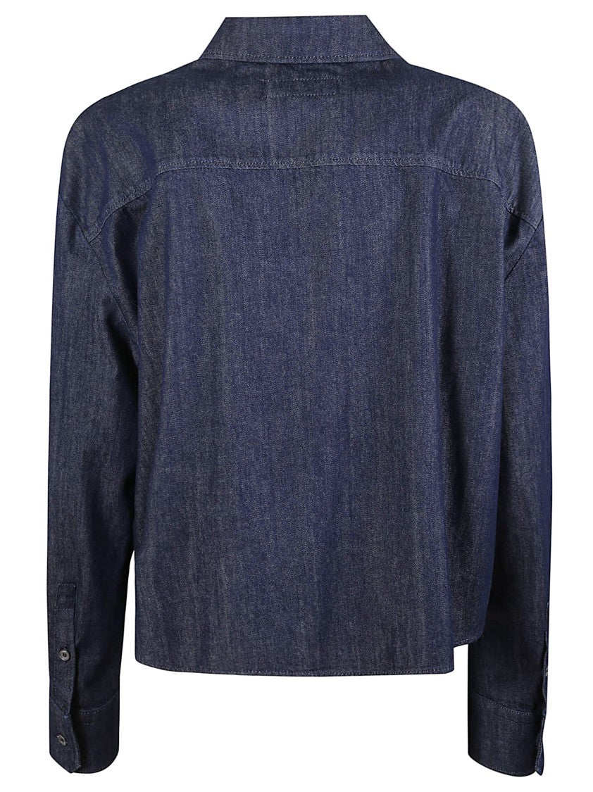 Max Mara Dark Indigo Boxy Fit Denim Shirt