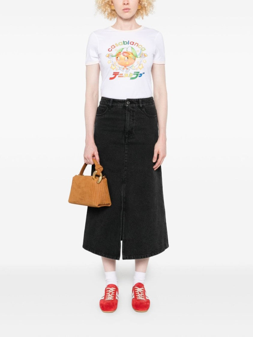 Casablanca T-Shirt With Playful Graphic Print
