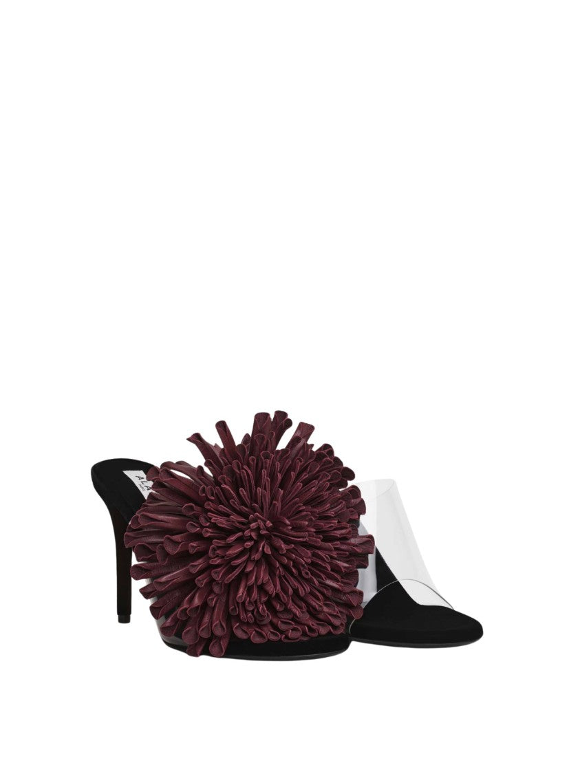 Alaïa Sandal With 3D Floral Detail