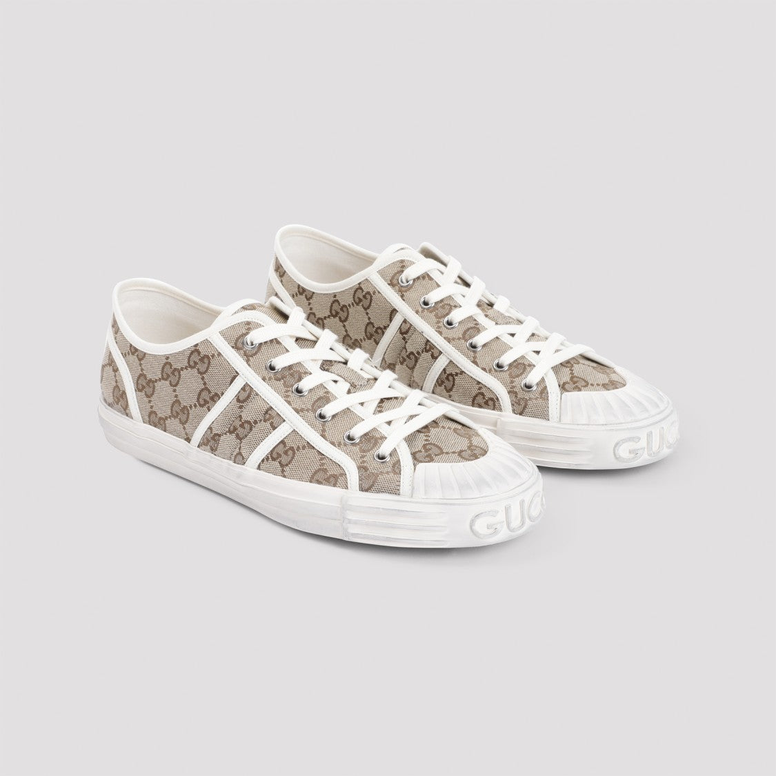 Gucci Julio Gg Beige Ebony Sneakers