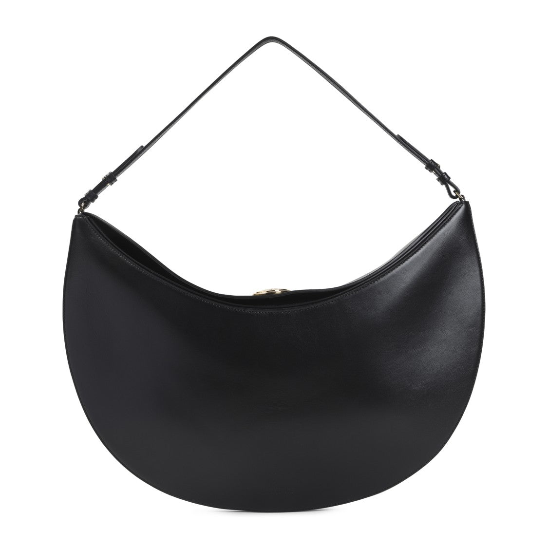 Jacquemus Black Leather Le Calisso Rond Handbag