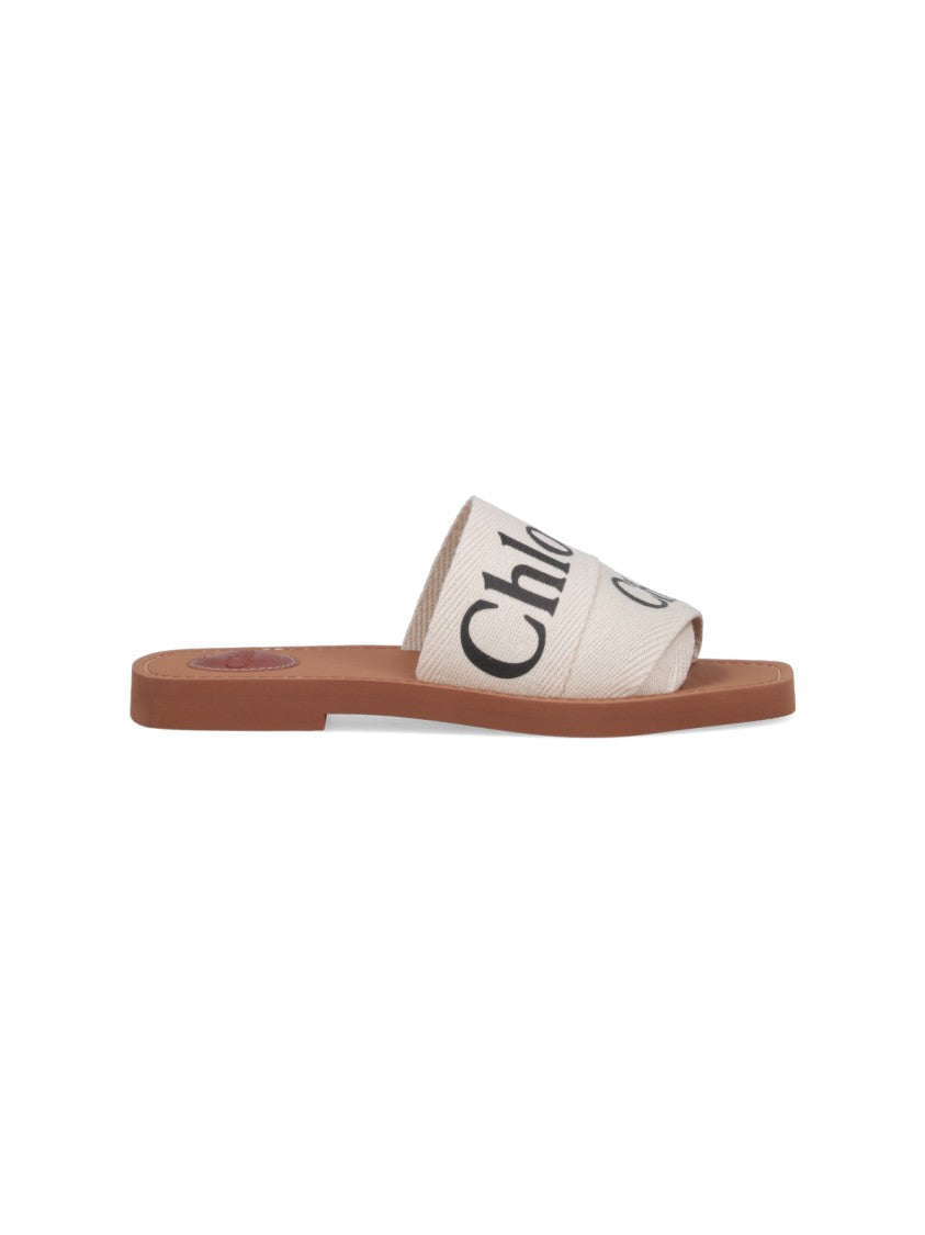 Chloé Sandals "Woody" – White