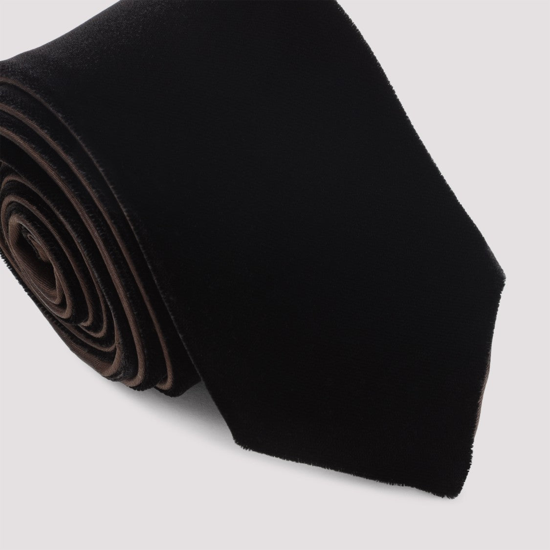 Giorgio Armani Brown Silk Blend Tie
