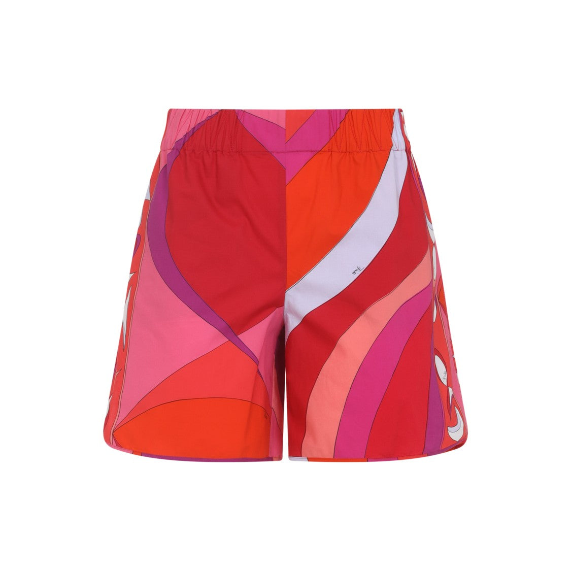 Pucci Multicolor Abstract Pattern Bermuda Shorts